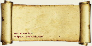 Danica Smiljković vizit kartica